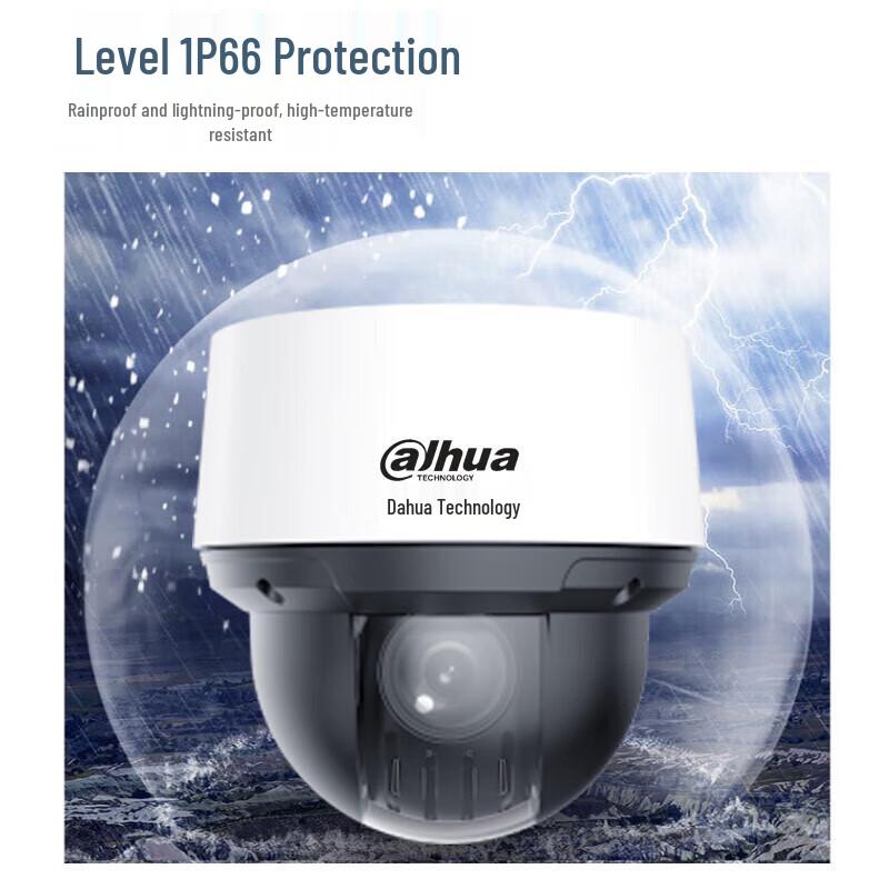 Dahua 4MP 23x Zoom PTZ Dome IP Camera with IR Night Vision CN plug (adapter included)