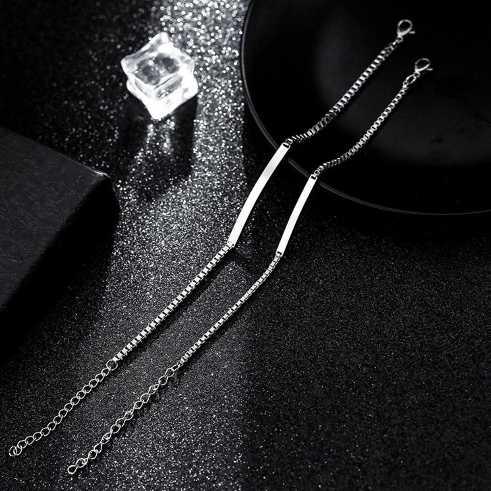 2Pcs Valentine's Day Gifts Lovers Friendship Bracelet Classic Hand Bracelet Jewelry For Women Men