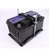 Universal Black Battery Tray Car Storage Battery Holder + Hold Down Clamp Safe