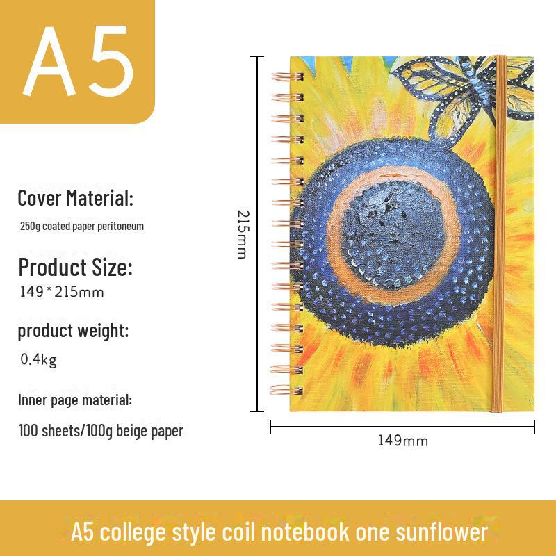 

Блокнот для студенческой масляной живописи A5I высокой ценности: B5 Боковой флип с горизонтальными линиями и чистыми страницами