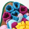 Yousheng Dog Snuffle Mat Anti Slip Relieve Pressure Vibrant Color Nosework Feeding Slow Feeder Dog Puzzle Toys for Indoor