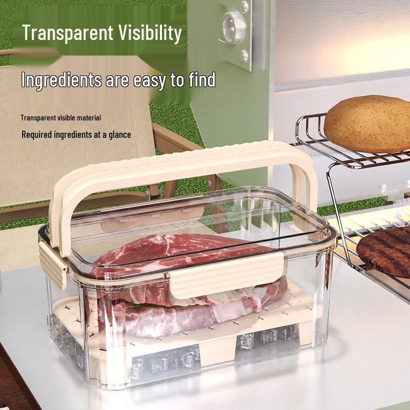 Portable Large-Capacity Fresh-Keeping Lunch Box for Outdoor Activities and Picnics
