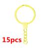 51015 Pcslot Key Chain Key Ring For Jewelry Making Keychain Accessories Long Round Keyrings Diy Wholesale Material Four Color