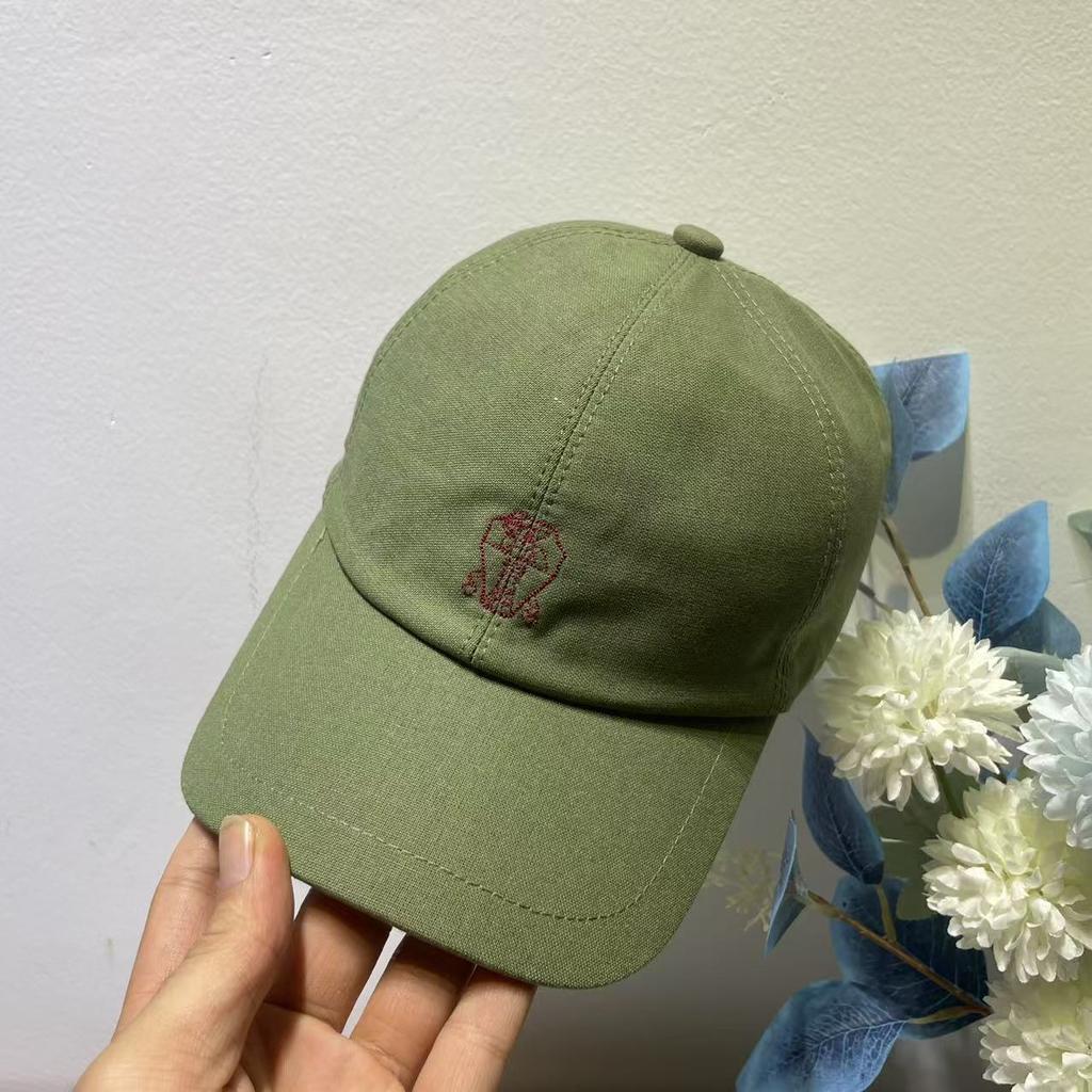 New Trendy Brand Baseball Hat Fashionable Retro Versatile Linen Fabric Breathable Sunshade Sun Protection Cap Men's and Women's Models