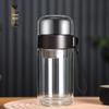 SX Double-Wall Insulated Glass Tea Bottle with Infuser