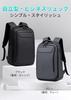 Negocios Carga USB Grande Negocios Para Negocios Negro [FENRUIEN] Mochila, Capacidad, Almacenamiento Multicapa, Puerto, Mochila, Antirrobo,