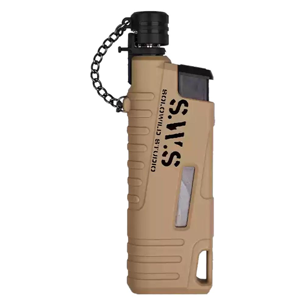 Portable Retractable Igniter Windproof Outdoor Barbecue Gas Lighter Waterproof Camping Electronic Igniter for Travel Picnic BBQ