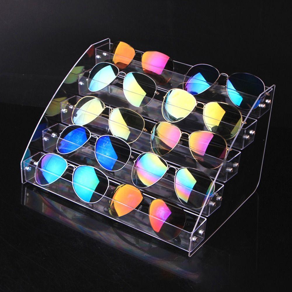 Holder Nail Polish Shelf Sunglass Display Rack Acrylic Stand Glasses Frame Tray Jewelry Organizer