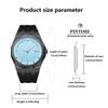 Fashion Minimalist Men's Quartz Watch Casual Silicone Strap Wristwatch for Men Reloj Hombre