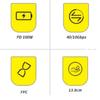 High Speed 10/40Gbps Transmission Speed Soft USB C to USB C Charging Cord Line