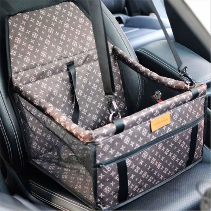 Pet Package De Mise À Niveau Voiture Chien Chat Sac Section Anti-Effondrement Respirant - Brun Rétro
