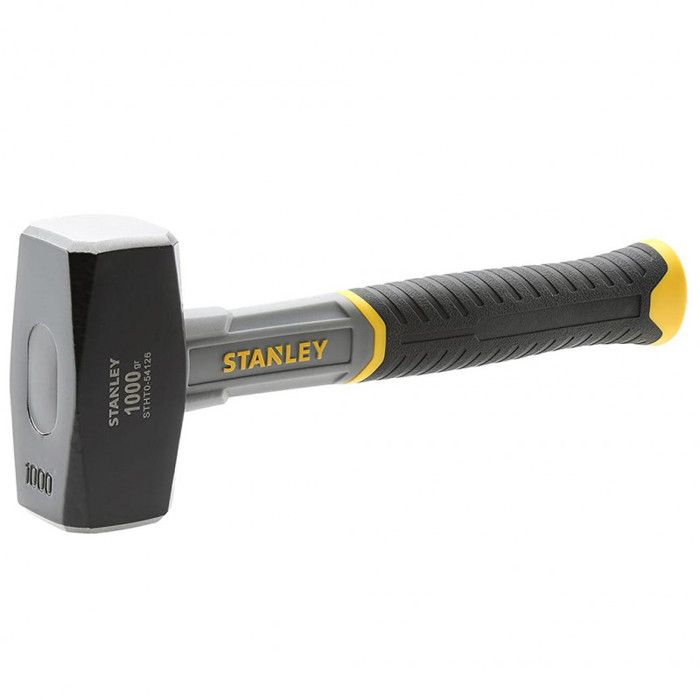 Massette STANLEY manche fibre de verre - 1250 g - Standard - Gris