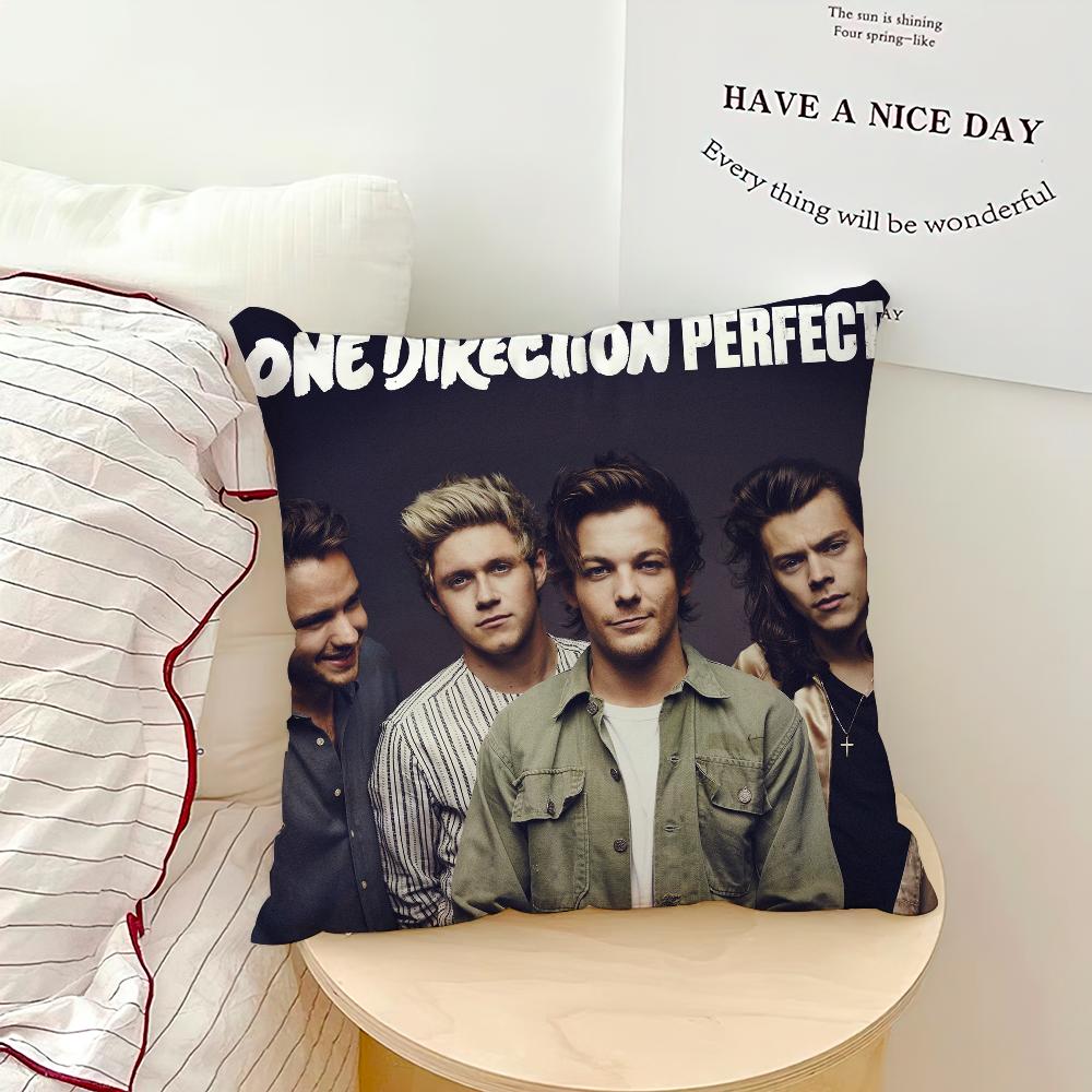Rock Band Take Me Home Pillow Case Living Room Bedroom Headboard Backrest Cushion Square Cushion O-OneS D-DirectionS Nap Time 16x16Inch