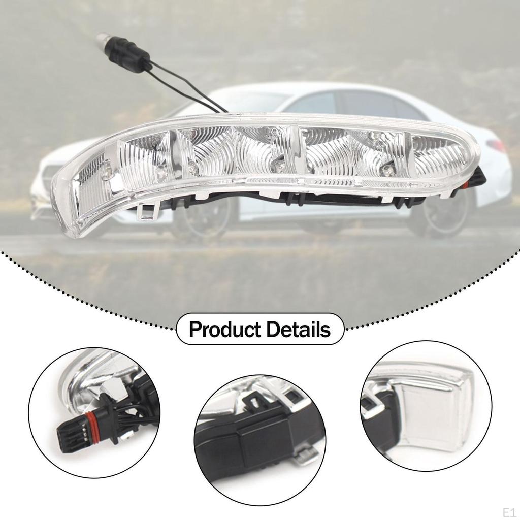 Rearview Side Mirror Turn Light Direct Replaces, Premium Assembly Easily Install Indicator Lamp for