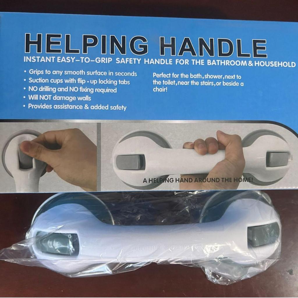Non-Drill Suction Cup Bathroom Handrail for Kids & Elderly Safety
