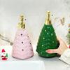 Weihnachtsseifenspender Nachfüllbar Auslaufsicher Dekorative Pumpflasche Feiertag Weihnachtsbaum Handseifenspender