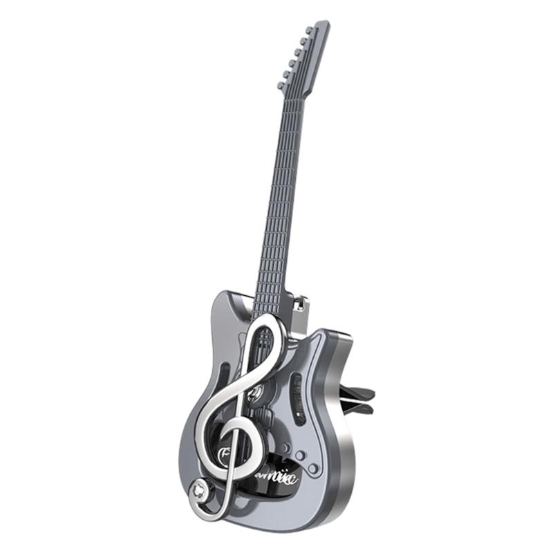 Creative Guitar Shaped Car Vent Clip Air Freshener For Vehicle Interior Fragrances Dispenser Quick Install ABS