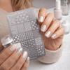 Bowknot Patterns Nail Decal Sheets Kawaii Bow Image Nail Art Stencil  For French Manicure