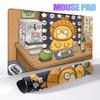 Gaming Mouse Pads P-Pokemon Psyduck Extended Anime PC Computer Gamer Anti-slip Desk Mats Offices Laptop Cute Lockedge Rubber Rug