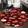 1pc Christmas Theme Office Chair Mat - Anime Cartoon Design, Non-Slip Carpet for Home Decor, Suitable for All Seasons.Z007