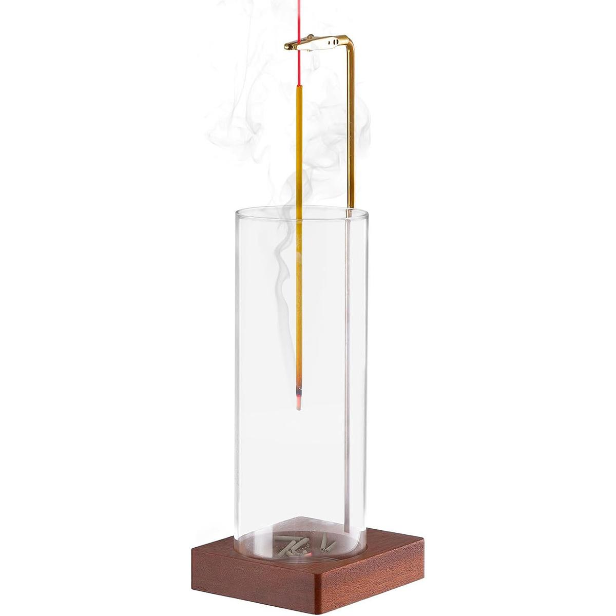 

Подставка для благовоний Сандаловое дерево Подставка для обратного потока благовоний Деревянная основа Украшение интерьера