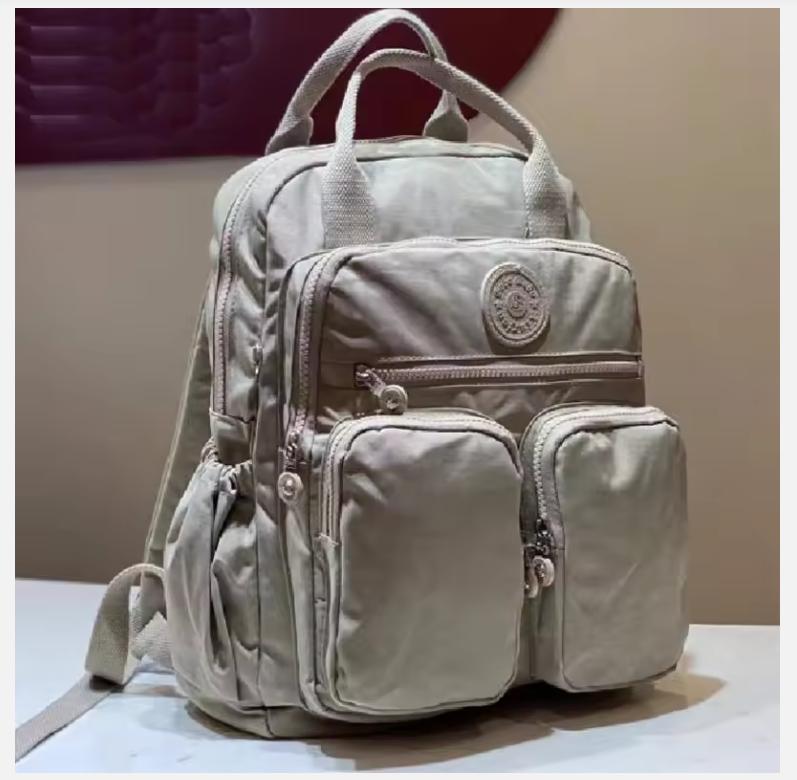 

Модный женский рюкзак, водонепроницаемый, нейлоновый, с мягкой ручкой, с несколькими карманами, на молнии, для путешествий, школьные сумки, рюкзак для ноутбука