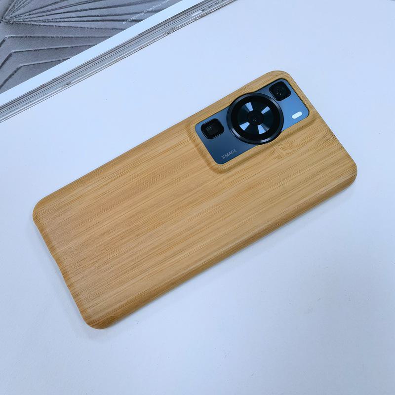 Stylish Aramid Fiber Bamboo Wooden Phone Case for Huawei P60 Pro