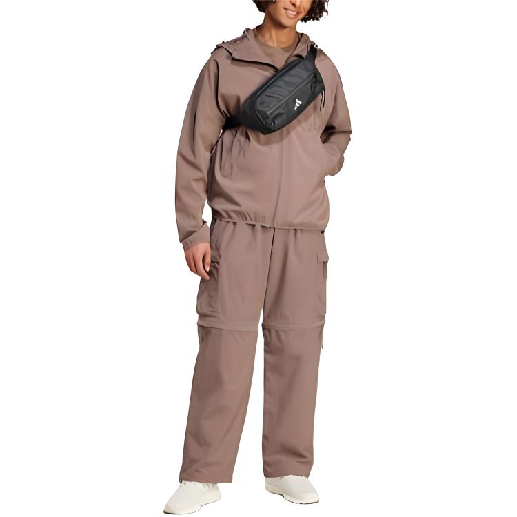 adidas City Escape Premium Zip-Off Cargo Pants Earth Strata Men Streetwear IY1504