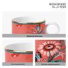Wedgwood Crimson Peony Blue Ceramic Mug