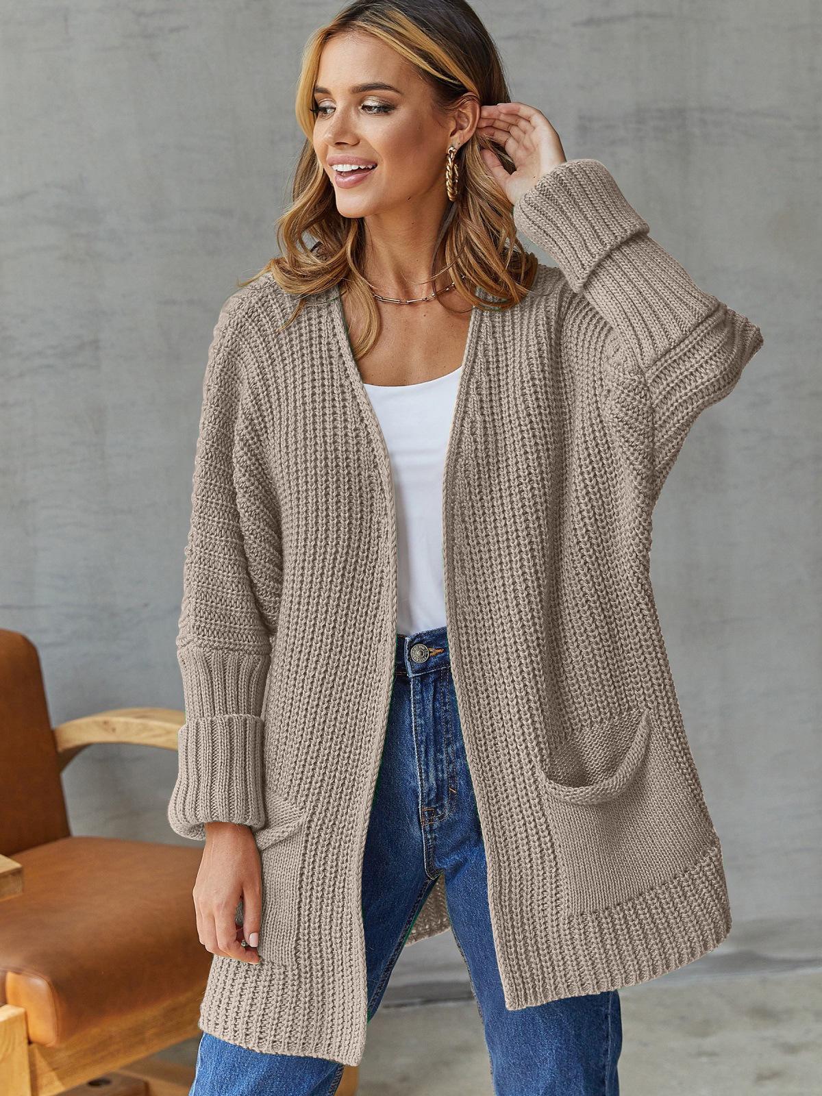 

Women s Plus Size Casual Cardigan: Spring & Autumn Knitwear - Loose, Stylish Coat 3XL