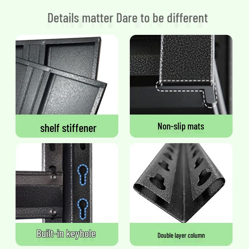 Naijiang Multi-layer Carbon Steel Kitchen Storage Rack