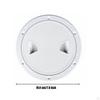 Round Inspection Access Panel Material NonSlip Boat Deck Plate fit , RV White 100MM