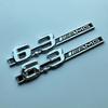 fzpxb5 2025 Hot 2pcs 2013 Old Flat Letters Numbers ABS Emblem for Mercedes Benz C63 6.3 AMG Bar Car Side Fender Logo Sticker Chrome Bla
