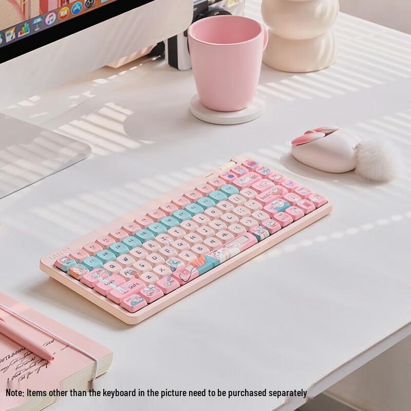 Lofree Flow Lite 84-Key Pink Low-Profile Mechanical Keyboard