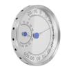 Rundes Thermometer Edelstahl Wasserdicht Hitzebeständig Thermometer Hygrometer für Außen Ohne Halterung