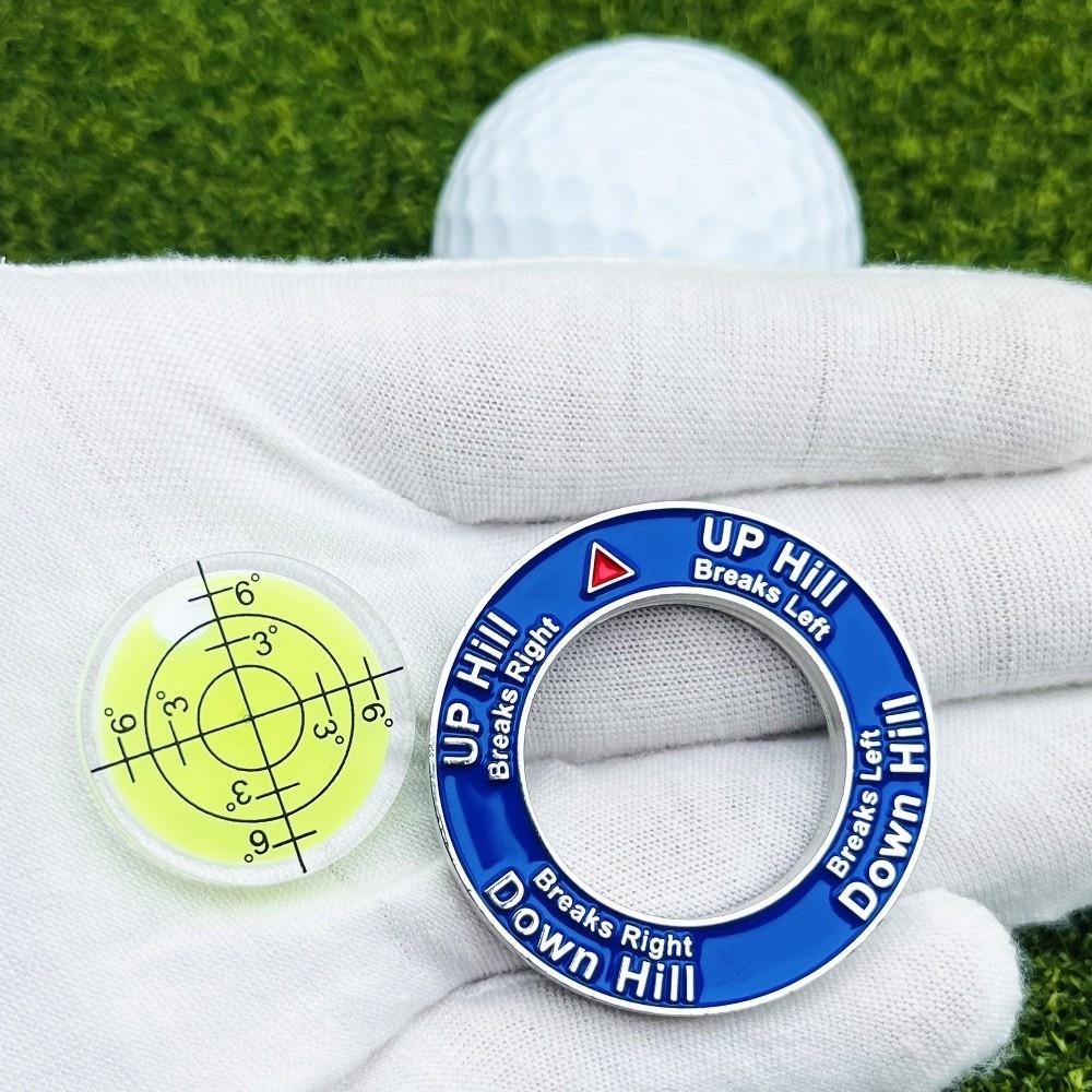 Ball Marker Golf Putt Ball Marker High Precision Golf Spirit Level  Gift for Golfers