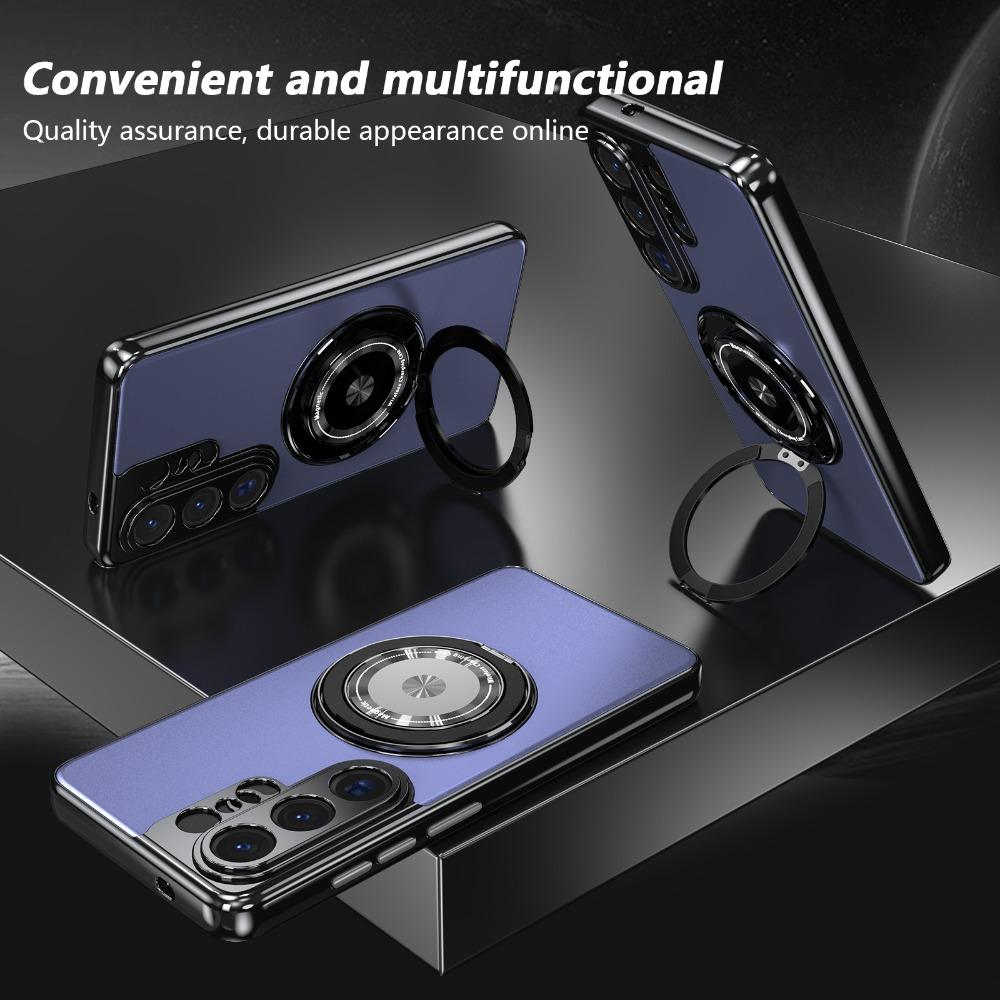 High-End Business 360° Drehbarer Halter Magnetische Handyhülle Für Samsung Galaxy S26 Ultra S26 Plus Objektiv Anti-Fall Schutzhülle