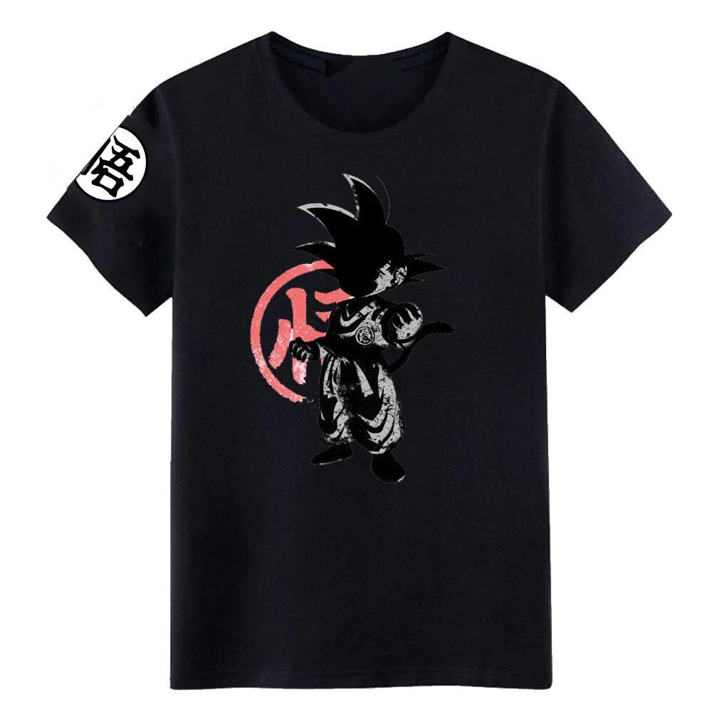 Dragonball Z Cosplay Anime Manga T-Shirt Tee Costumes Black Polyester 4XL