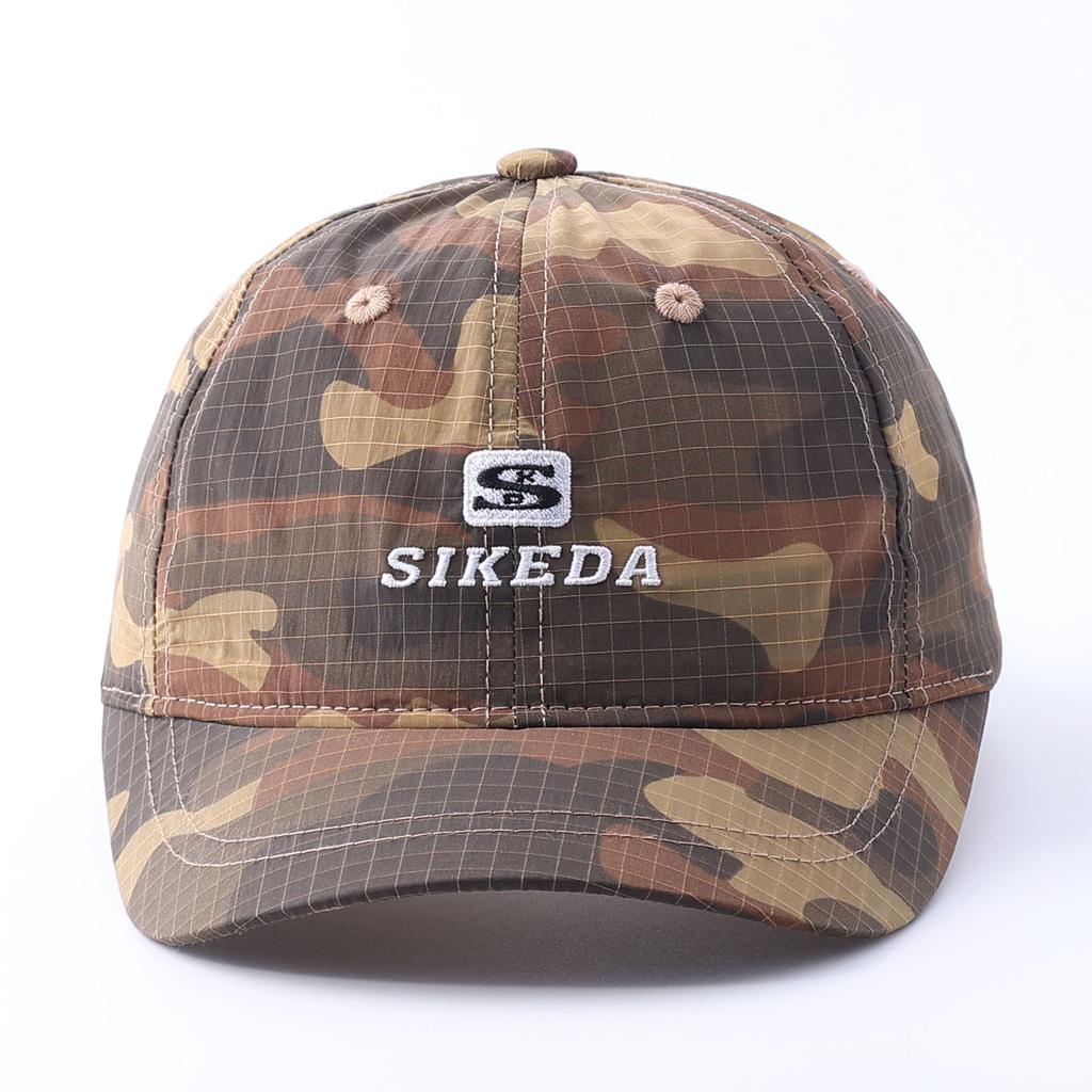 Short Brim Letter Embroidery Light Board Quick-drying Baseball Cap Men and Women Camouflage Shade Street Outdoor Cap
