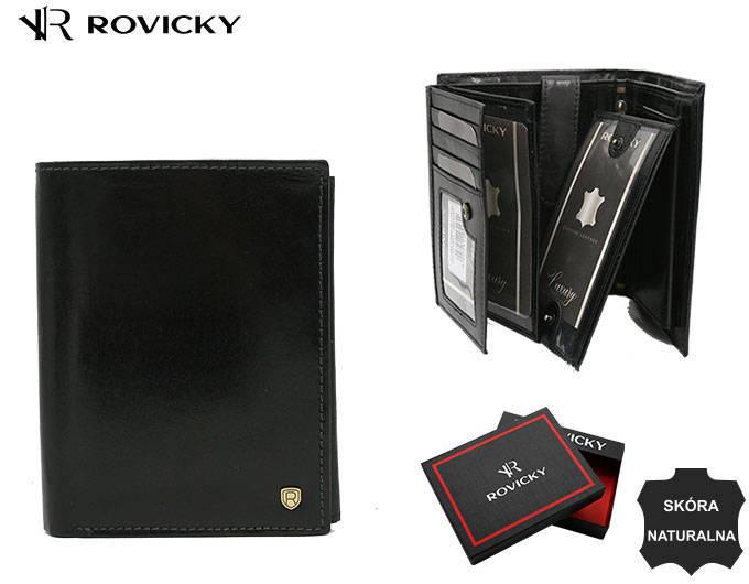 Large Men's Leather Wallet - Rovicky
