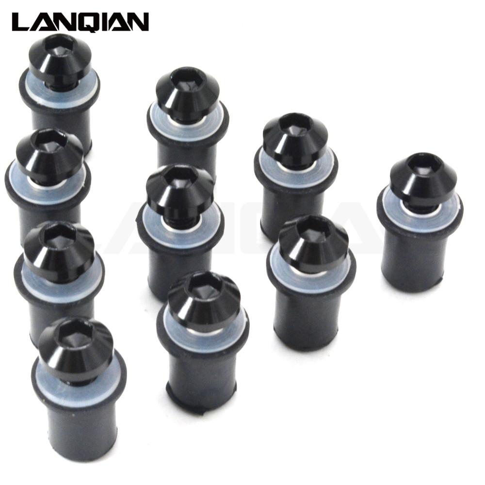 10PCS Fairing Wind Screen Screw Bolt Kit Windshield Mounting Nut bolt For Honda CBR600RR CBR1000RR CBR250RR CBR 600 1000 250 RR
