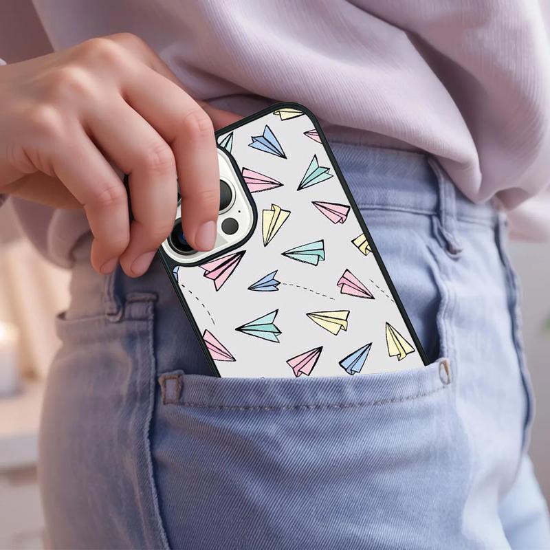 Paper Airplane Plane Trippy Phone Case For iPhone 17 Air 15 16e 14 13 Pro Max Coque 12 11 Pro Max PLUS cover