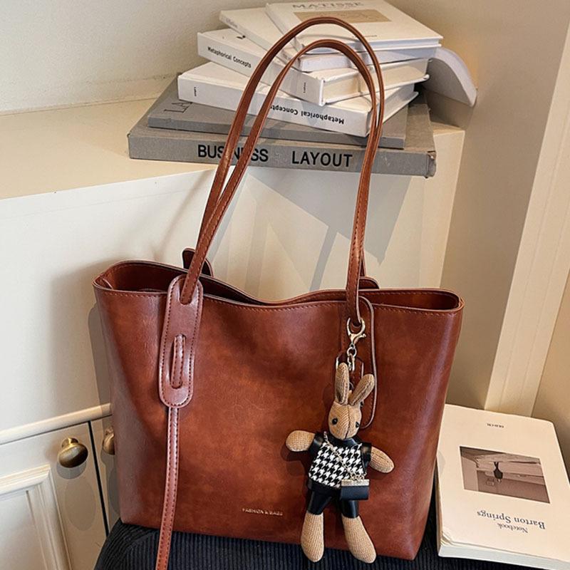 Large Capacity Retro Underarm Bag Women's New Trendy Fashion Shoulder Bag Casual Class Commuter Tote Bag