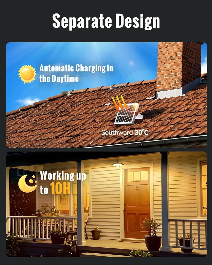 Solar Shed Light Solar Pendant Light Indoor Outdoor 228LED 1000LM 5 Modes with Remote Control for Barn Gazebo Garage