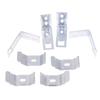 4Sets Blinds Accessories Metal Louver Bracket Mounting Holder Brackets Curtain Fixing For Window Fixation