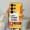 Fashion Brand D-DHL Logo Phone Case For Samsung S 24 Fe 25 Ultra Plus 20 Lite 21 30 22 23 24 22 Ultra 5G Fundas