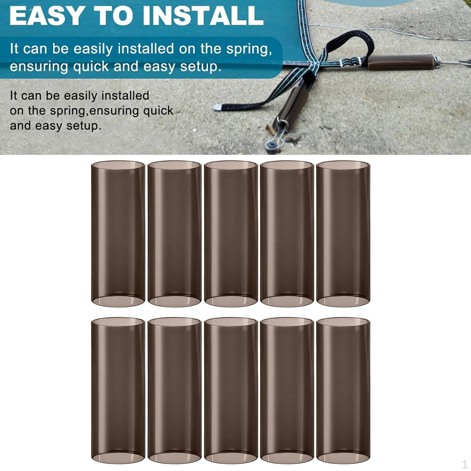 

10Pcs Spring Covers for Pool Cover Sleeves Waterproof Accessories Maintenance Attachment Practical