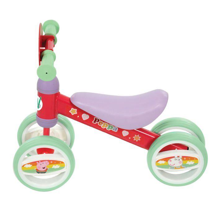Tricycle pour enfant - Peppa Pig - Peppa Pig - 47x25x37 cm - Maximum 15 kg - 3 roues anti-crevaison - Siège ergonomique