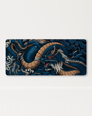 Podložka pod myš ke stolnímu počítači Clear Dragon Print Protiskluzová textura Chránič podložky pod notebook Office Desk Mat Psací podložka pro kancelář a domácnost