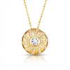 S925 Sterling Silver Natural Stone Pendant Necklace Elegant Women Jewelry